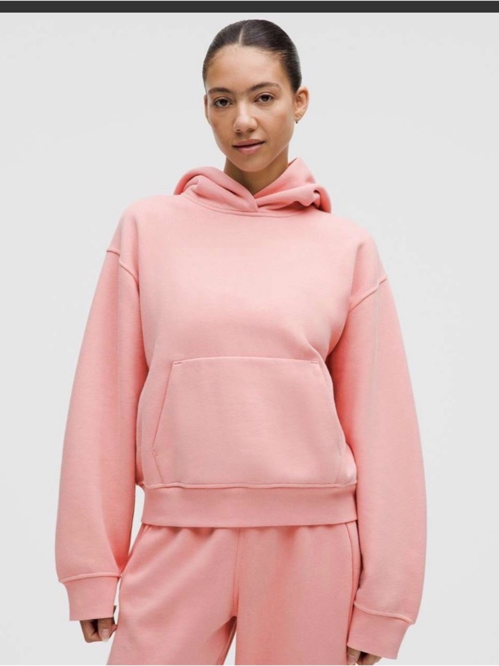 lululemon athletica Tea Rose SET SS Hoodie and Softstreme Pant